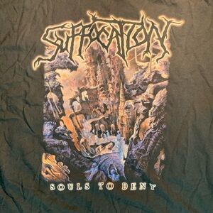 SUFFOCATION DEATH METAL T SHIRT SIZE L
